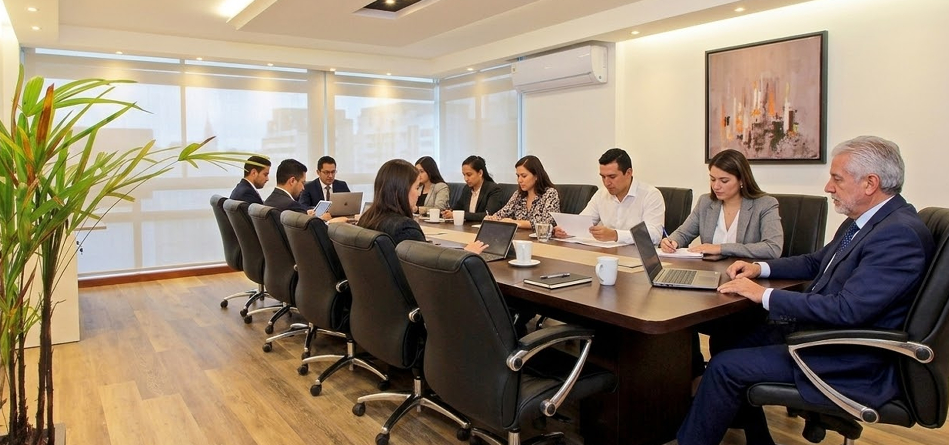 Oficinas privadas equipadas